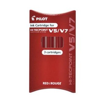 REFILL PILOT V5/V7 HI-TECPOINT ROSSO SET3 PZ