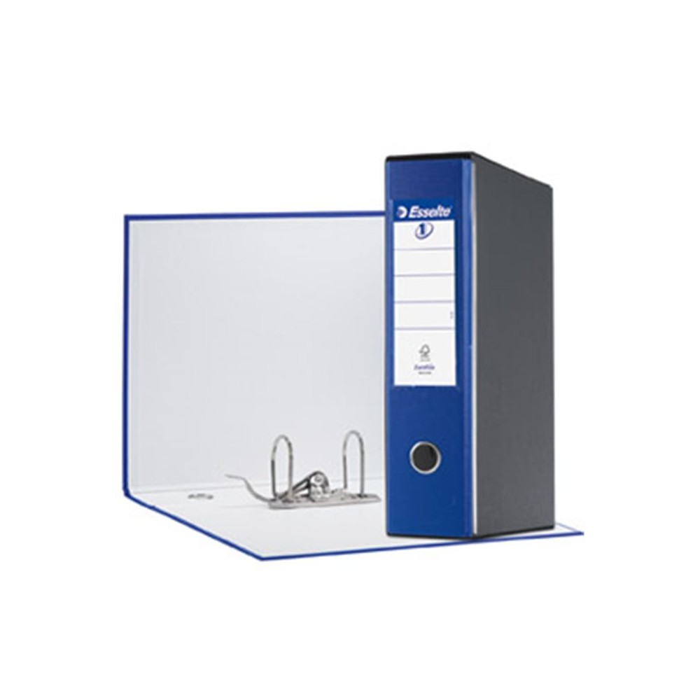 REGISTRATORI ESSENTIAL G75 DORSO 8cm BLU