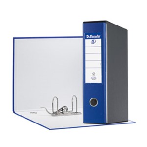 REGISTRATORI ESSENTIAL G75 DORSO 8cm BLU