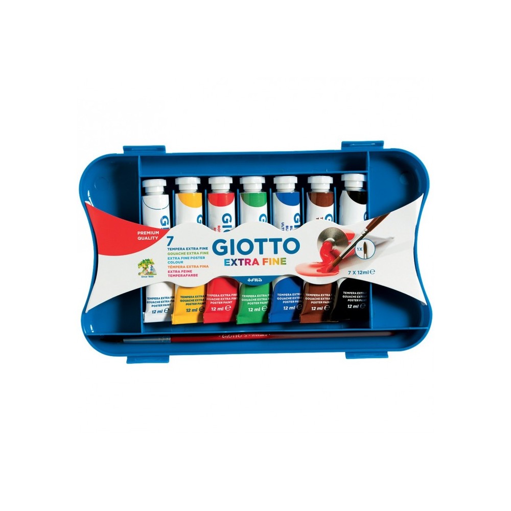 TEMPERA GIOTTO TUBO4 12 ML 7 PZ F30310000