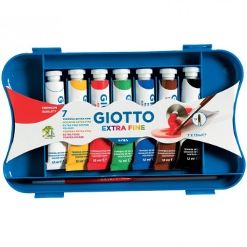 TEMPERA GIOTTO TUBO4 12 ML 7 PZ F30310000