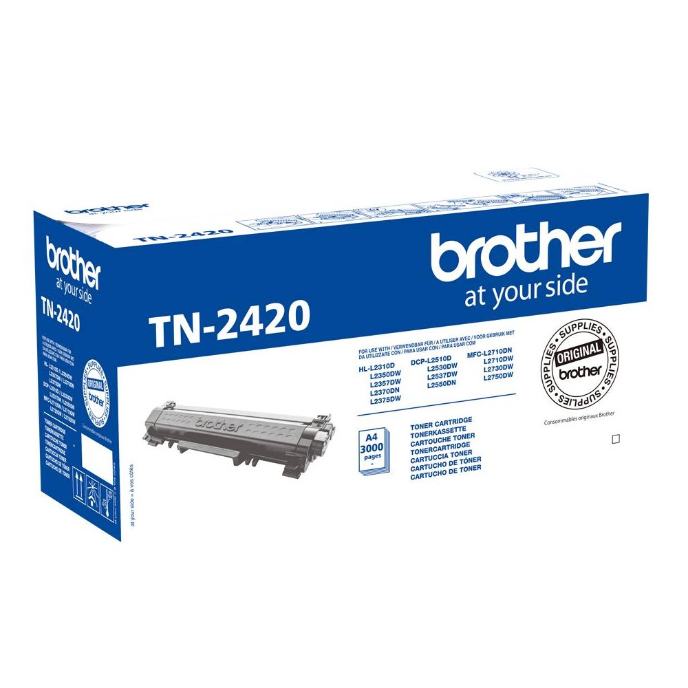 TONER BROTHER TN 2420 ORIGINALE 3000 Copie