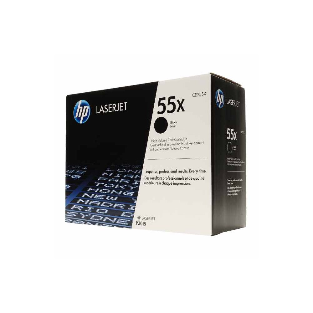 TONER HP CE255X NERO ORIGINALE 12500 COPIE
