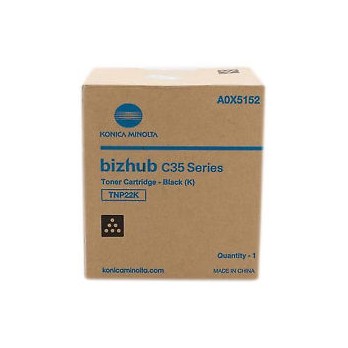 TONER KONIKA MINOLTA A0X5152 TNP22K NERO 6000COPIE ORIGINALE