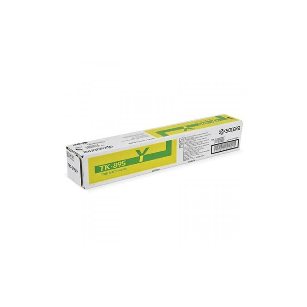 TONER KYOCERA TK 895 YELLOW 6000 COPIE ORIGINALE 1T02K0ANL0 FS C8020 FS C8025