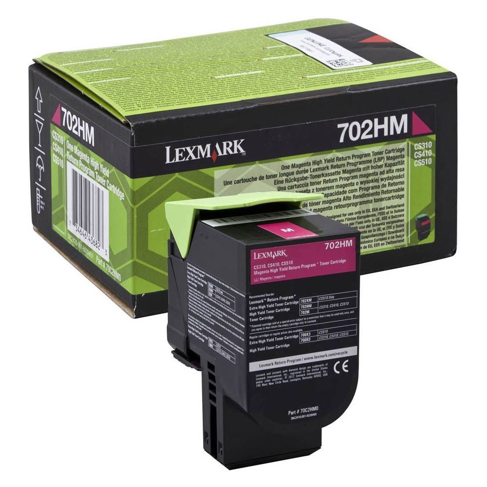 TONER LEXMARK 70C2HM0 702HM MAGENTA 3000 COPIE ORIGINALE
