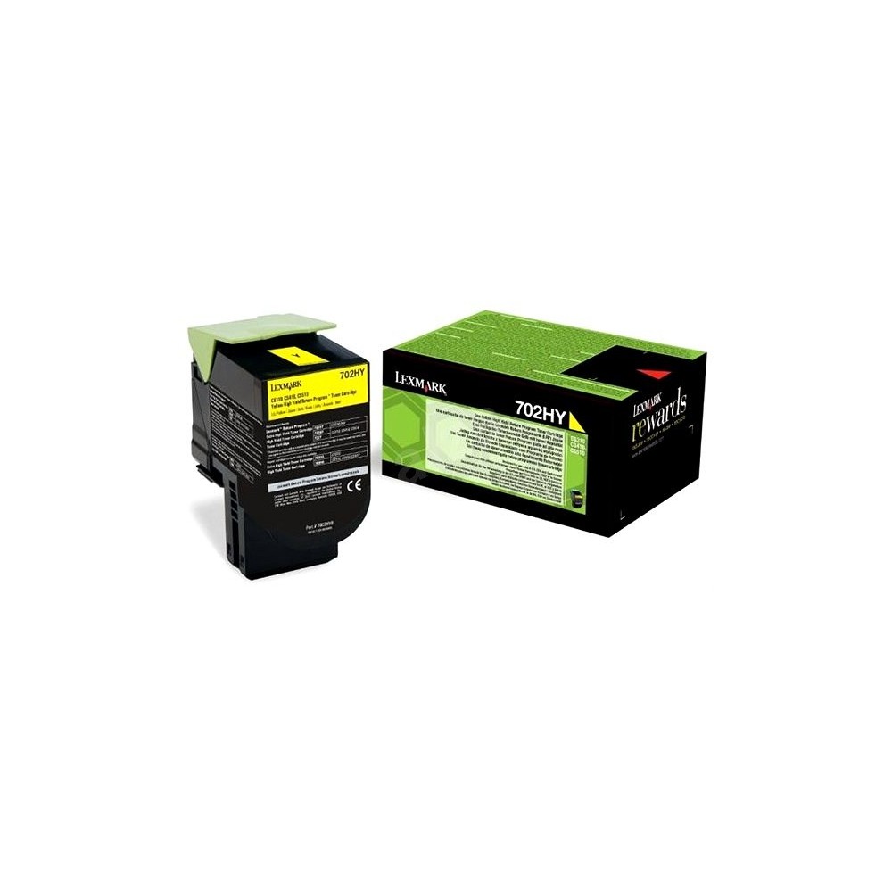 TONER LEXMARK 70C2HY0 702HY GIALLO 3000COPIE