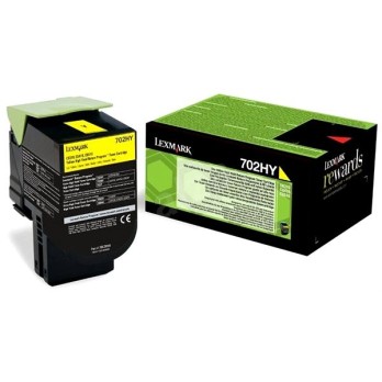 TONER LEXMARK 70C2HY0 702HY GIALLO 3000COPIE