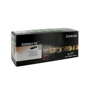 TONER LEXMARK E260A11E NERO 3,5k ORIGINALE