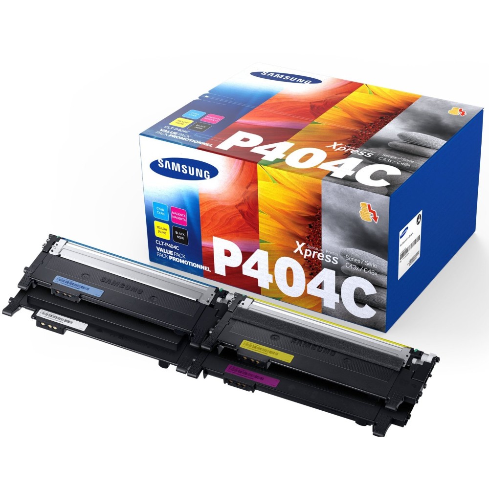 TONER SAMSUNG CLT P 404C MULTIPACK 4 COLORI ORIGINALI