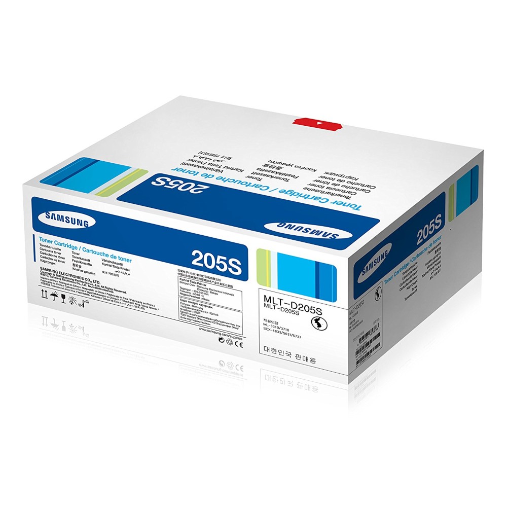 TONER SAMSUNG MLT D205S NERO ORIGINALE 2000 COPIE ML3310 ML3710 SCX4833 5637