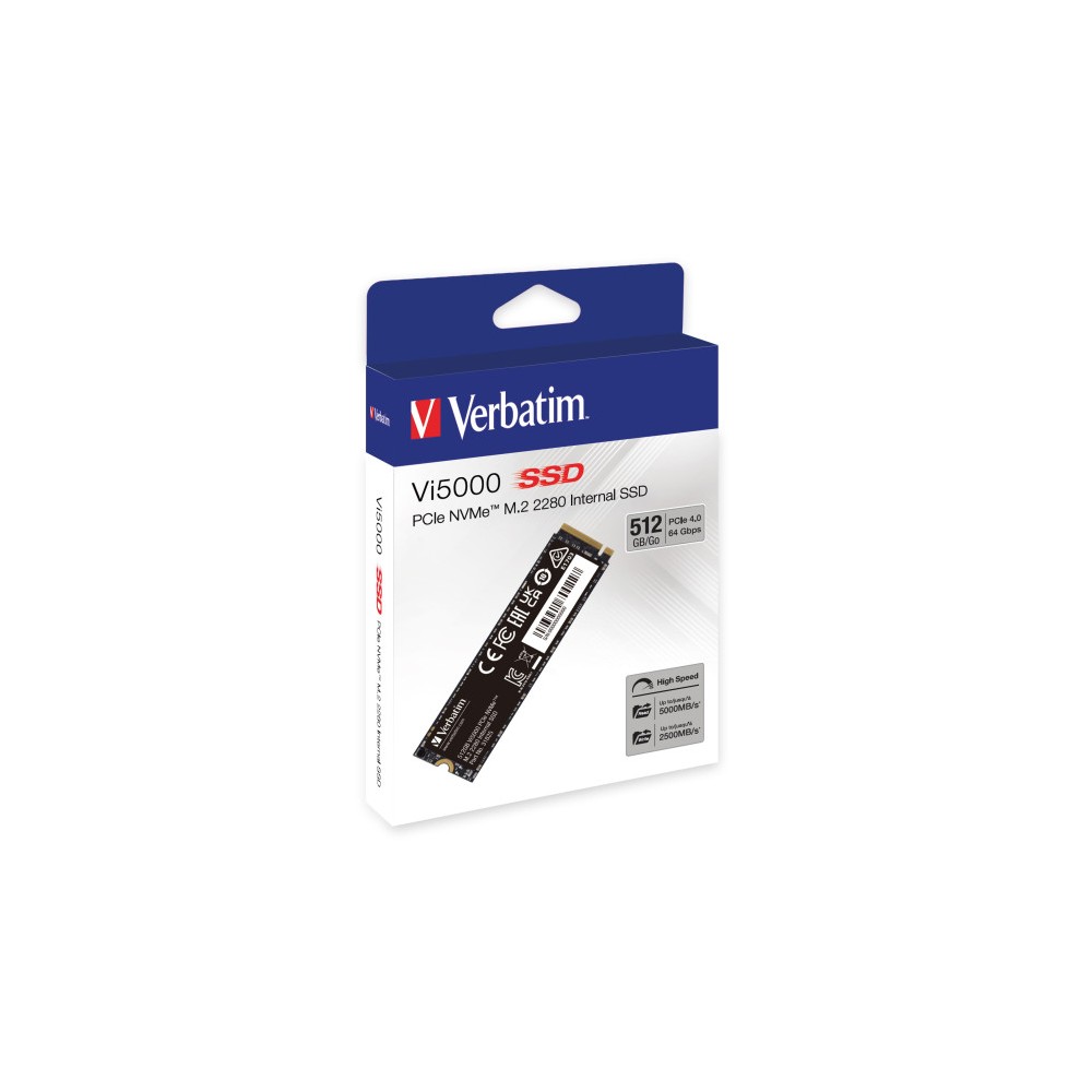 VERBATIM SSD VI3000 PCIE NVME M2 512 Gb 49374