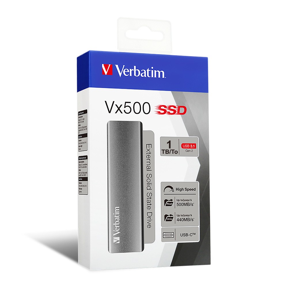 VERBATIM SSD VX500 EXT USB 3.1 G2 47444 EAN 0023942474449