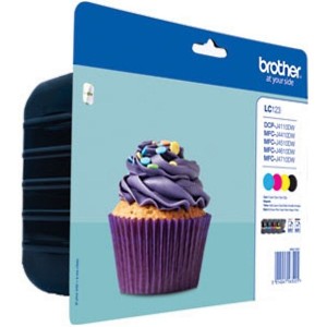 CARTUCCIA BROTHER LC 123 MULTIPACK BK C M Y ORIGINALE