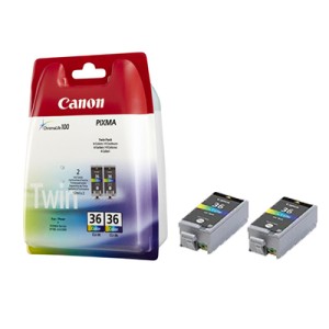 CARTUCCIA CANON CLI 36 MULTIPACK 2PZ ORIGINALE