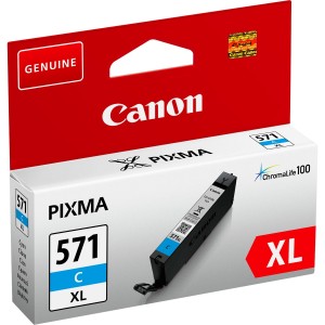 CARTUCCIA CANON CLI 571 C XL CYAN 10,8ml ORIGINALE