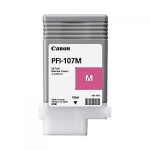 CARTUCCIA CANON PFI 107 MAGENTA ORIGINALE