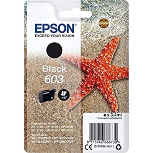CARTUCCIA EPSON 603 C13T03U14010 NERO ORIGINALE