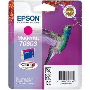 CARTUCCIA EPSON T0803 MAGENTA C13T08034011 ORIGINALE
