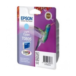 CARTUCCIA EPSON T0805 LIGHT CIANO (C13T08054011) ORIGINALE