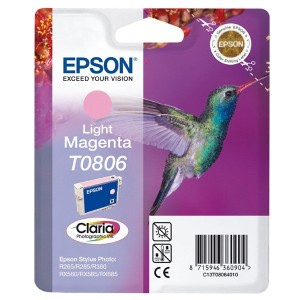 CARTUCCIA EPSON T0806 LIGHT MAGENTA (C13T08064011) ORIGINALE