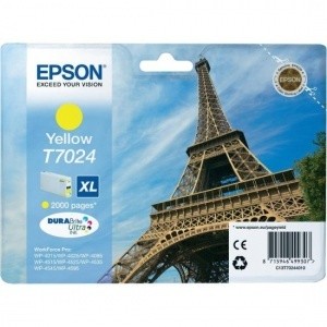 CARTUCCIA EPSON T7024 XL YELLOW ORIGINALE