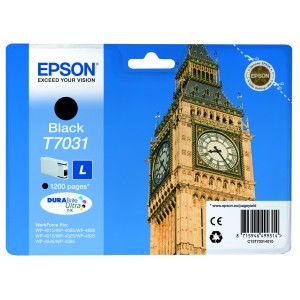 CARTUCCIA EPSON T7031 1200Copie NERO ORIGINALE
