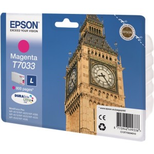 CARTUCCIA EPSON T7033 800Copie Magenta ORIGINALE