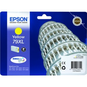 CARTUCCIA EPSON T7904 79XL GIALLO 2000PAG ORIGINALE C13T79044010