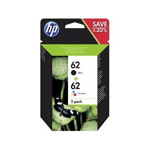 CARTUCCIA HP 62 MULTIPACK NERO COLORI  ORIGINALE N9J71AE