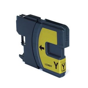 CARTUCCIA X BROTHER LC 980 LC 985 LC 1100 YELLOW COMPATIBILE 12ML