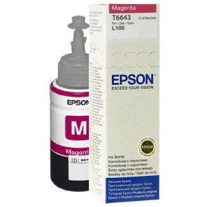EPSON INK MAGENTA C13T66434A ORIGINALE