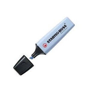 EVIDENZIATORI STABILO BOSS AZZURRO GHIACCIO PASTEL 70/111
