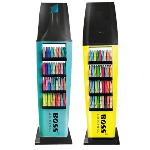 EVIDENZIATORI STABILO ESPOSITORE DA TERRA 550PZ COLORI ASSORTITI 70/550-6