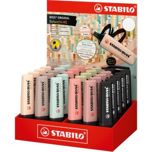 EVIDENZIATORI STABILO EXPO 30 PZ BOSS ORIGINAL NATURECOLORS 70/30-2-2