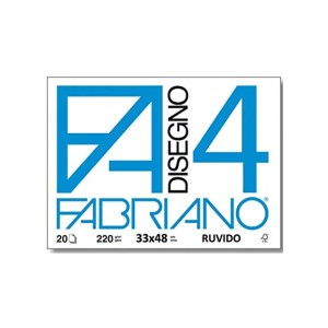 FABRIANO F4 BLOCCO 33X48 RUVIDO 200GR 20FG 5200797