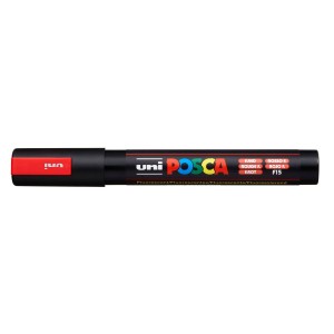 MARKER UNI POSCA PM-5 Rosso Fluo