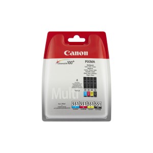 MULTIPACK CANON CLI 551 6509B009 BK/M/Y/C ORIGINALE