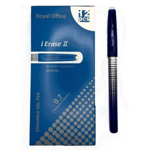 PENNE FRIX ROYAL OFFICE ERASABLE PUNTA 0,7 mm BLU CF 12pz