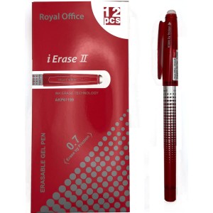 PENNE FRIX ROYAL OFFICE ERASABLE PUNTA 0,7 mm ROSSO CF 12pz