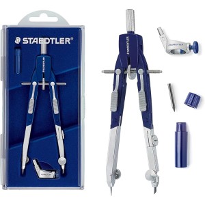 STAEDTLER COMPASSO 552-01 COMFORT BLU, ARGENTO