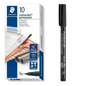 STAEDTLER LUMOCOLOR 317 M NERO CF 10 PZ