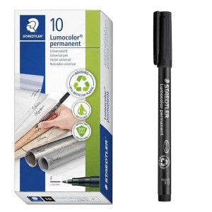 STAEDTLER LUMOCOLOR 318 F NERO CF 10 PZ