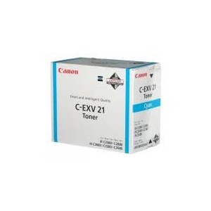 TONER CANON C EXV 21 CYANO ORIGINALE 0453B002