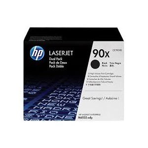 TONER HP CE390XD 90X NERO Multipack 2 ORIGINALE 24000copie
