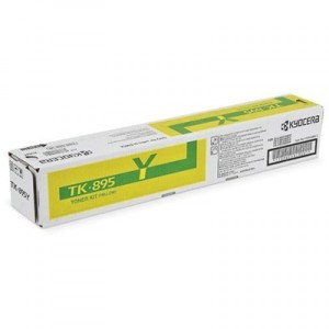 TONER KYOCERA TK 895 YELLOW 6000 COPIE ORIGINALE 1T02K0ANL0 FS C8020 FS C8025
