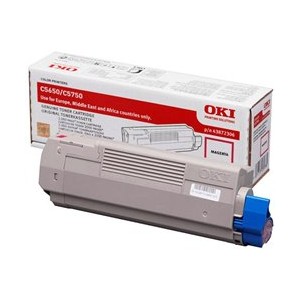 TONER OKI 43872306 MAGENTA C5650 C5750 2000COPIE ORIGINALE