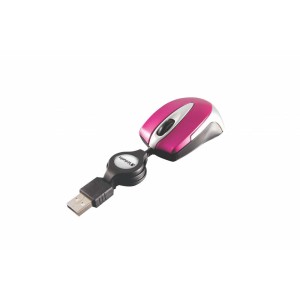 VERBATIM Mouse ottico da viaggio Go Mini Rosa intenso 49021 T.-Code: 84716070 EAN Code 0023942490210