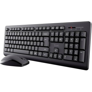 TASTIERA USB WIRELESS TRUST PRIMO + MOUSE 3 PULSANTI
