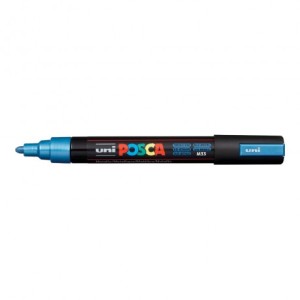MARKER UNI POSCA PM-5 Blu Metal